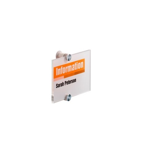 Durable films crystal sign refill pour plaque de porte 4826