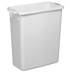Durable poubelle durabin 60, rectangulaire, blanc