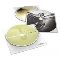 Durable etuis cd/dvd  cover pour 1 cd, pp, transparent,