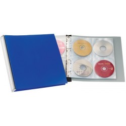Durable cd-/dvd-album 96, classeur à anneaux, pp, dos noir,