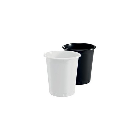 Durable corbeille à papier basic, plastique, 13 litres, noir