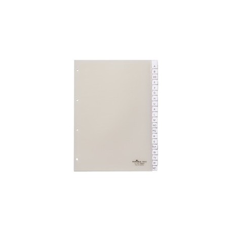 Durable répertoire plastique, a4, 12 divisions, transparent
