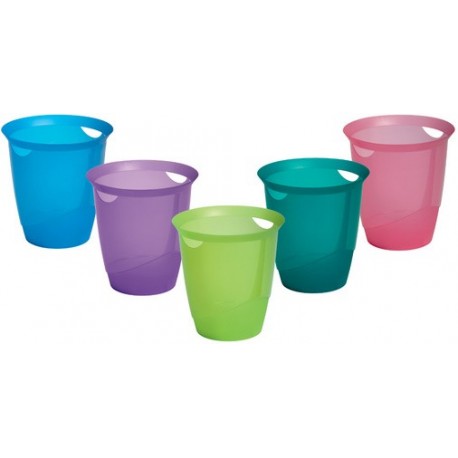 Durable corbeille à papier trend, 16 litres, vert tilleul