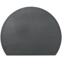 Durable sous-main semi-circulaire, 650 x 520 mm, noir