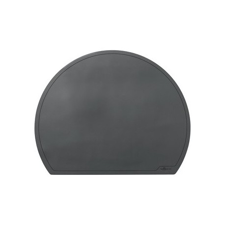Durable sous-main semi-circulaire, 650 x 520 mm, noir
