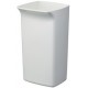 Durable poubelle durabin square 40, forme carrée, blanc