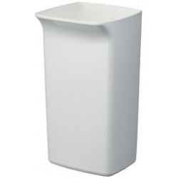 Durable poubelle durabin square 40, forme carrée, blanc