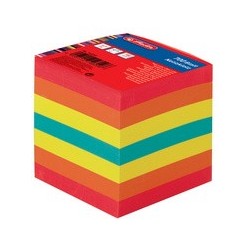 Herlitz bloc-notes cube, 90 x 90 mm, coloré, 80 g/m2