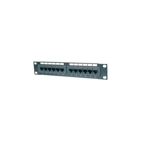 Digitus cat.5e 10" panneau brassage, 12 x rj45, blindé, 1u