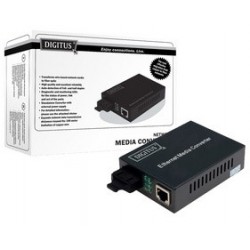 Digitus convertisseur média fast ethernet, rj45/sc, monomode