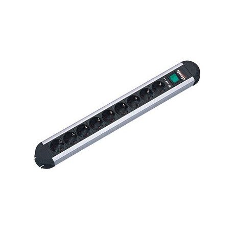 Bachmann barre multiprise primo classic alu, 12 prises sans