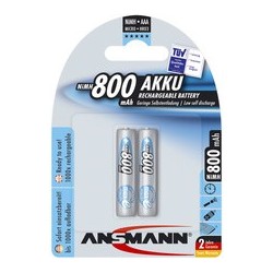 Ansmann pile nimh maxe, micro (aaa), 800 mah, blister de 2