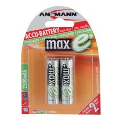 Ansmann pile nimh maxe, mignon (aa), 2.500 mah, blister de 2