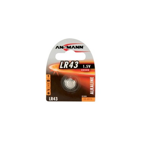 Ansmann pile bouton alcaline "lr44", 1,5 volt (v13ga)