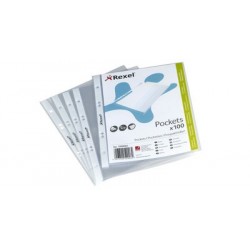 Rexel pochettes top quality, a4, pp, transparent, 0,08 mm