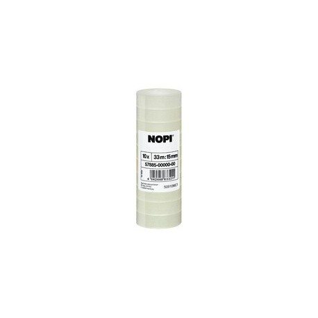 Nopi klebefilm shrink tower, transparent, 12 mm x 10 m