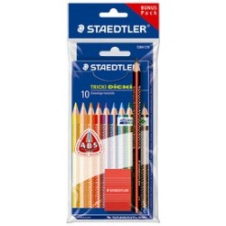 Staedtler crayons de couleur triki  dicki  bonus pack