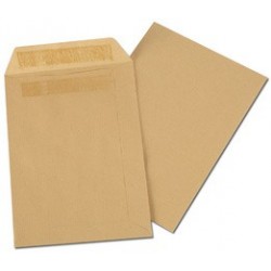 Gpv pochettes d'expédition, c5, 162 x 229 mm, kraft brun