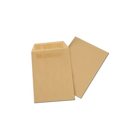 Gpv pochettes d'expédition, c5, 162 x 229 mm, kraft brun