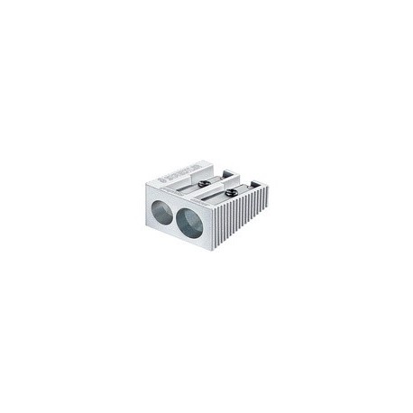 Staedtler double taille-crayon en métal, argenté