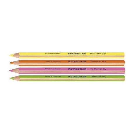 Staedtler crayon surligneur à sec textsurfer dry, jaune