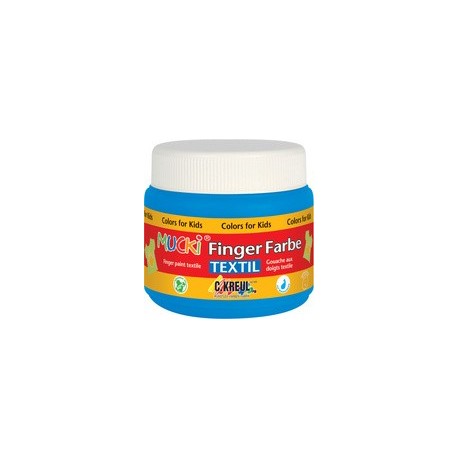 Kreul gouache aux doigts textile "mucki", rouge, 150 ml