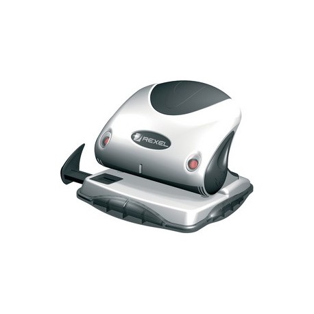 Rexel perforateur de bureau premium p225, argent / noir