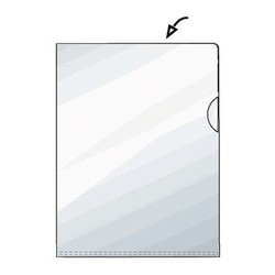 Hetzel pochette transparente standard, a4, pvc, transparent,