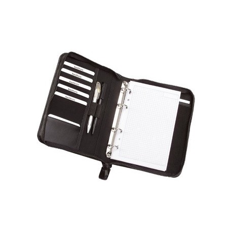 Alassio serviette classeur "luino", a5, similicuir, noir