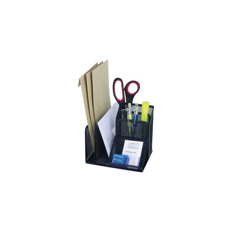 Wedo multipot office, 4 compartiments, noir, à base de fil