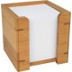 Wedo porte bloc-notes, en bambou, avec papier