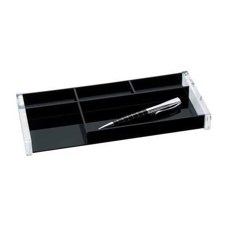 Wedo plumier "exclusivement acrylique", 5 compartiments,