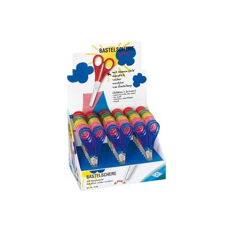 Wedo ciseaux de bricolage, pointu, longueur: 130 mm, dans un (LOT DE 30)