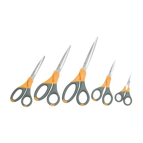 Wedo ciseaux titan plus, pointu, longueur: 215mm, gris/jaune