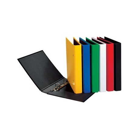 Pagna classeur à anneaux "basic colours", noir, format a5,