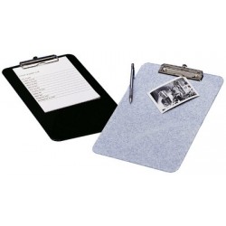 Wedo porte-bloc, a4, en plastique abs, noir, coins arrondis