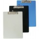 Maul porte-blocs en plastique, format a4, noir, avec pince