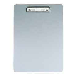 Maul porte-bloc en aluminium, format a4, avec pince nickelée