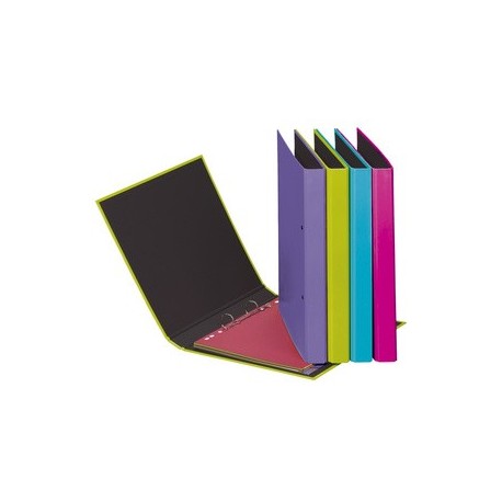 3 Classeurs à Anneaux A6 Transparents - PVC, Anneaux Métalliques - Format 12,5 X 18,2 Cm - Pour Feuilles Mobiles, Carnets, Organisation - 8