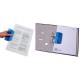 Wedo perforateur de poche, capacité: 3 feuilles, bleu ice