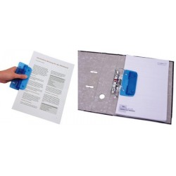 Wedo perforateur de poche, capacité: 3 feuilles, bleu ice