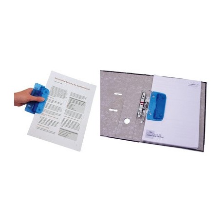 Wedo perforateur de poche, capacité: 3 feuilles, bleu ice