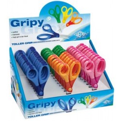 Wedo ciseaux de bricolage gripy, pointu, longueur: 130 mm, (LOT DE 30)