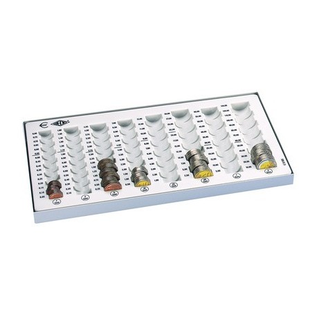 Wedo monnayeur compact, capacité: 246,40 eur, couleur: gris