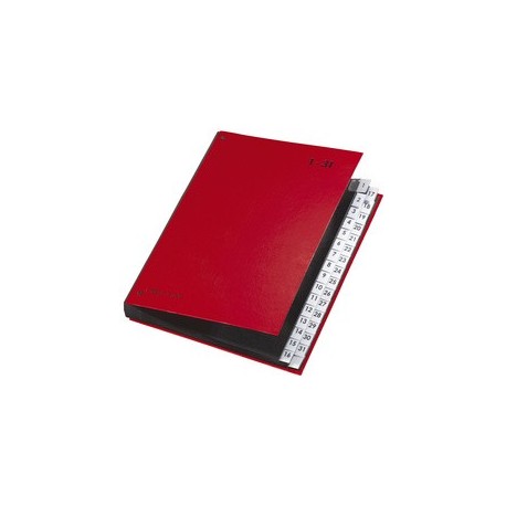 Pagna trieur color, format a4, 1 - 31, 31 compartiments