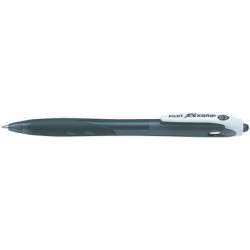 Pilot stylo à bille rétractable rexgrip begreen, noir