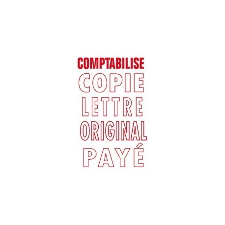 Colop timbre a encrage automatiue printer 20 "comptabilise",