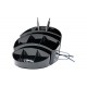 Wedo multi pot rotondo, 11 compartiments, noir