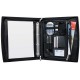 Wedo serviette classeur elegance, a4, similicuir/nylon, noir