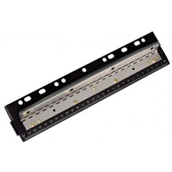 Wedo perforateur de poche business, 4 perforations, noir,